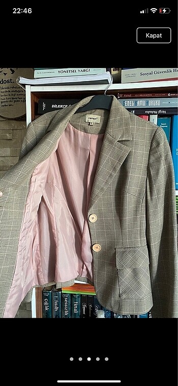 m Beden Koton blazer ceket