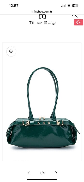 Mine bag yeşil çanta