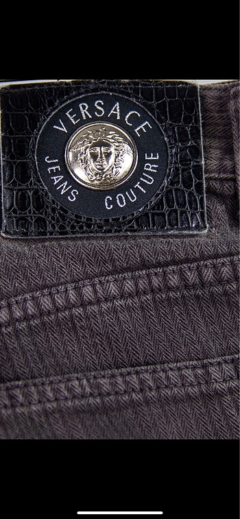 40 Beden siyah Renk ORJINAL VERSACE JEAN