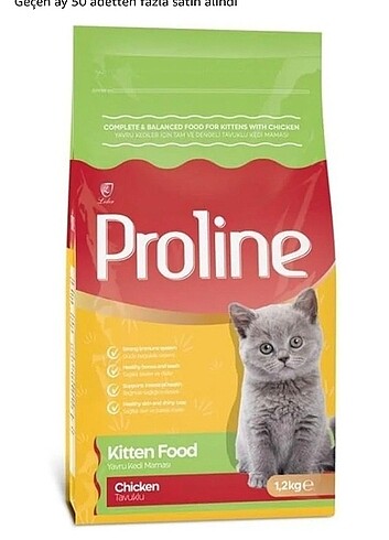 Proline yavru kedi maması 1.2 kg