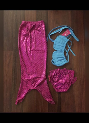 Markasız Ürün Rukiye hanım / Deniz kızı bikini 3 parça / 2 adet 8 yaş