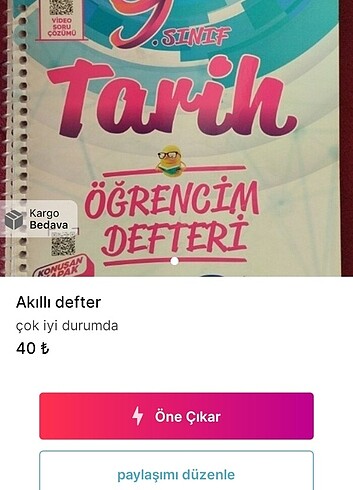  Öğrencim defterleri Akıllı defterler