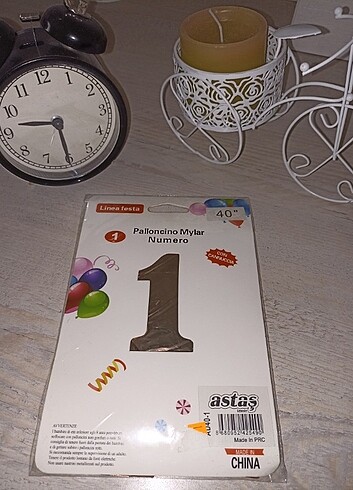 Doğum günü sayı balonu