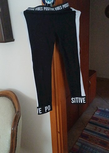 Kız Çocuk Baskılı Denim Tayt