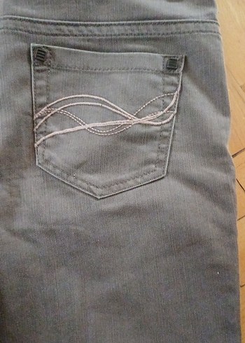 s Beden gri Renk Gri Kadın Denim Pantolon