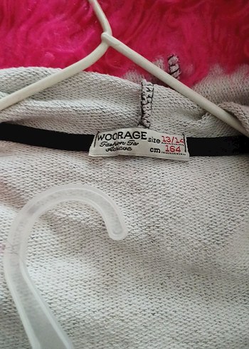 Pembe Kapüşonlu Kamufla Ceket - Görsel 9