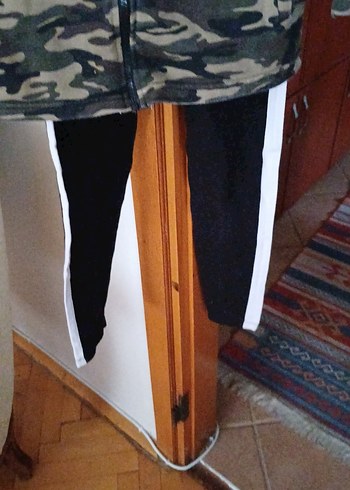 Pembe Kapüşonlu Kamufla Ceket - Görsel 4