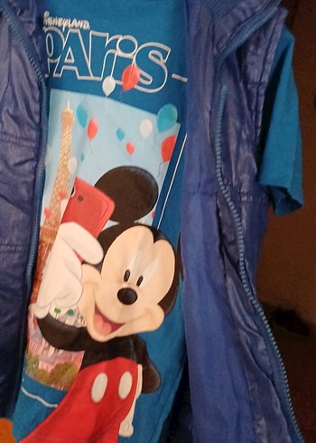 Mavi Fermuarlı Çocuk Yelek - Görsel 3