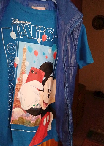 Mavi Fermuarlı Çocuk Yelek - Görsel 4