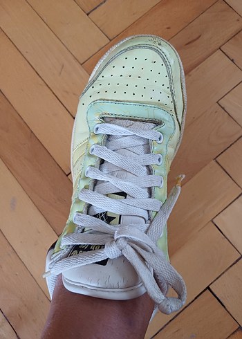 41 Beden sarı Renk Adidas Sarı Bağcıklı Spor Ayakkabı