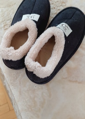 Siyan Ev Terliği Kürklü Rahat - Görsel 5