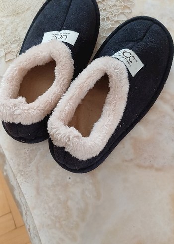 Siyan Ev Terliği Kürklü Rahat - Görsel 4