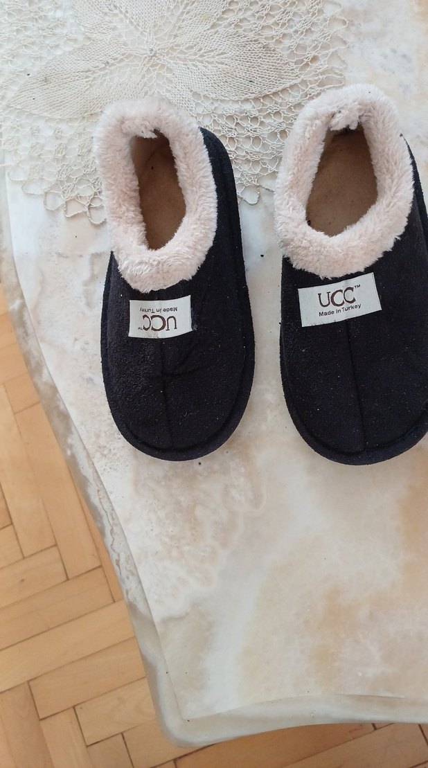 Siyan Ev Terliği Kürklü Rahat - Görsel 3