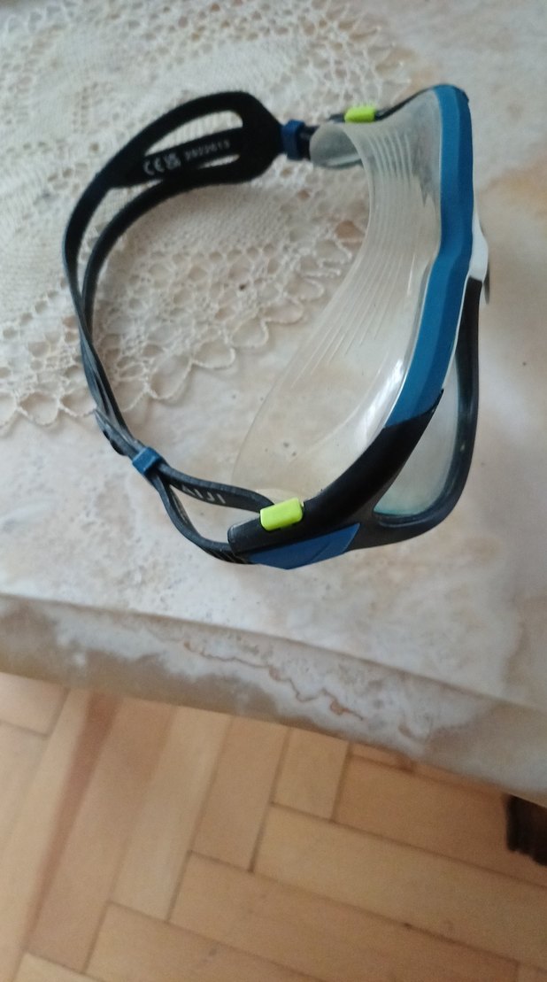 Şeffaf Mavi Yüzücü Gözlüğü - Görsel 4