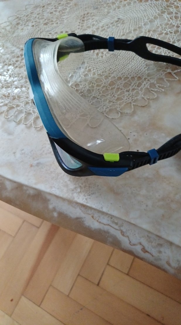 Şeffaf Mavi Yüzücü Gözlüğü - Görsel 5