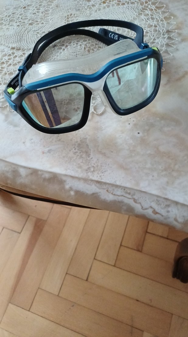 Şeffaf Mavi Yüzücü Gözlüğü - Görsel 3