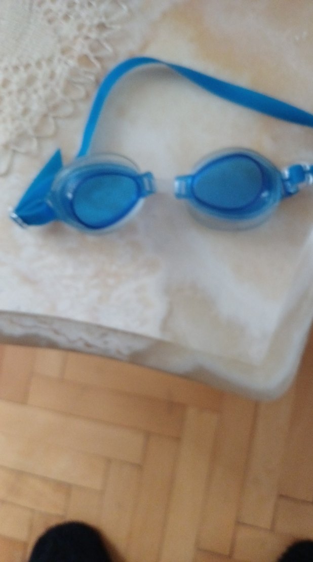 Şeffaf Mavi Yüzücü Gözlüğü - Görsel 5