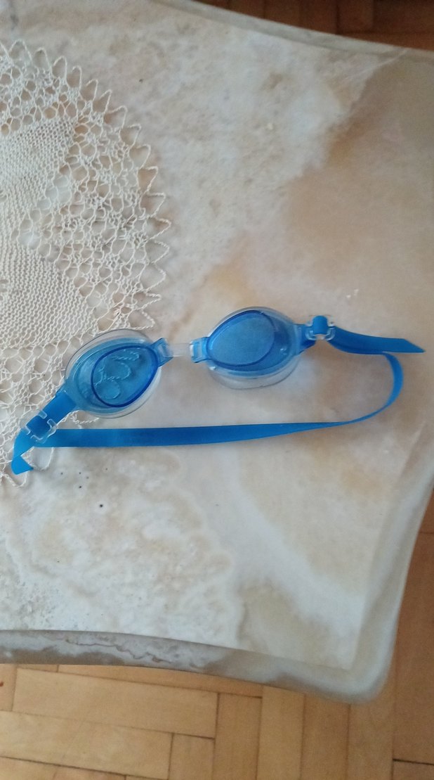 Şeffaf Mavi Yüzücü Gözlüğü - Görsel 3