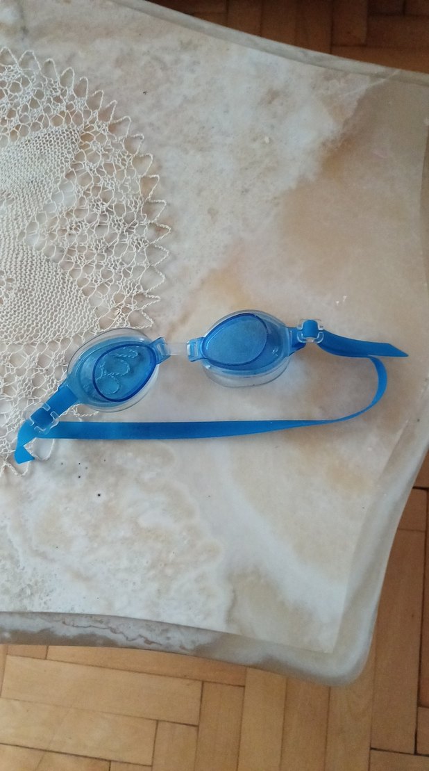 Şeffaf Mavi Yüzücü Gözlüğü - Görsel 2