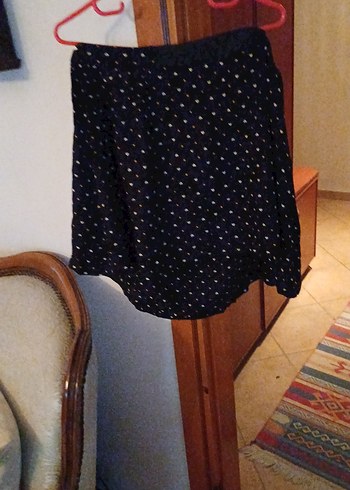 Uzun Kollu Nakışlı Siyah Hamile Tunik - Görsel 4