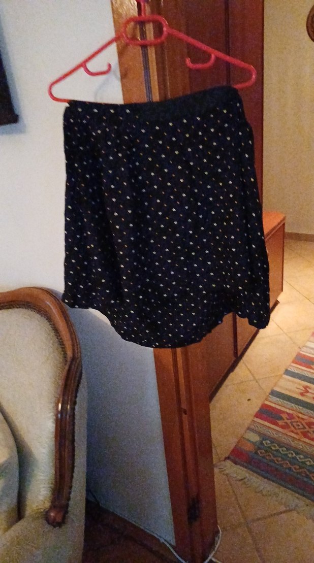 Uzun Kollu Nakışlı Siyah Hamile Tunik - Görsel 4