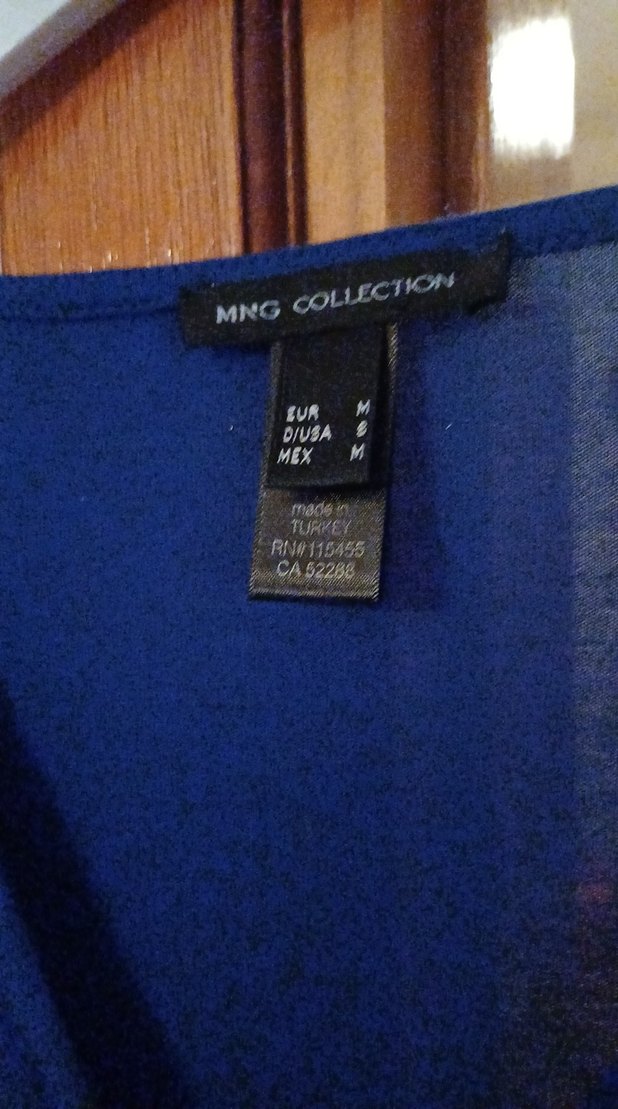 Mavi Keten V Yaka Kolsuz Tulum - Görsel 5