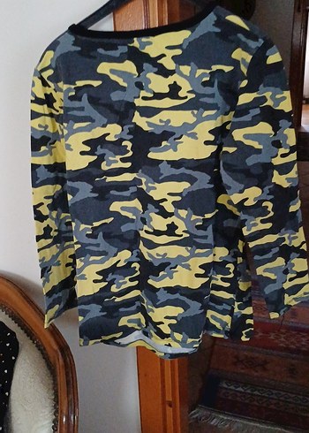 Düğmeli Siyah  etek sweatshirt pamuklu - Görsel 10