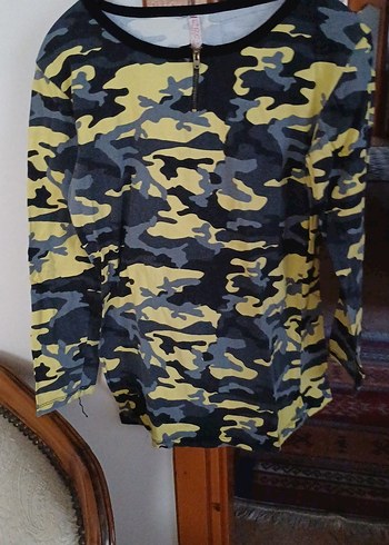 Düğmeli Siyah  etek sweatshirt pamuklu - Görsel 2