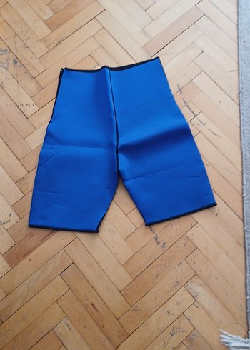 Mavi Mini Spor Şort Velcro Bantlı - Görsel 3