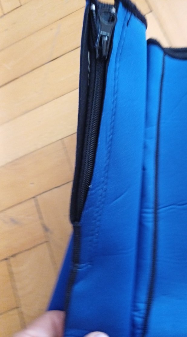 Mavi Mini Spor Şort Velcro Bantlı - Görsel 5