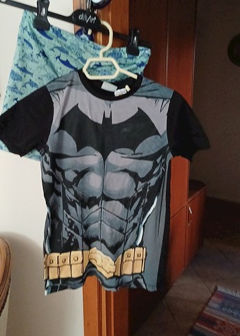 Desenli Erkek Çocuk Deniz Şortu 11-12.yas tisort yanında - Görsel 7