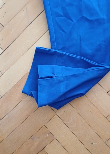 42 Beden Mavi Normal Boy Denim Kadın Pantolon
