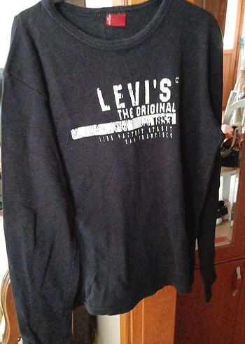 Levis Levi S Siyah Bisiklet Yaka Sweatshirt