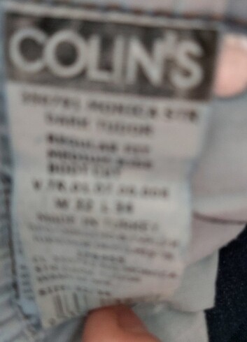 Colin's Collins kot pantolon likrali 32 beden boy 34