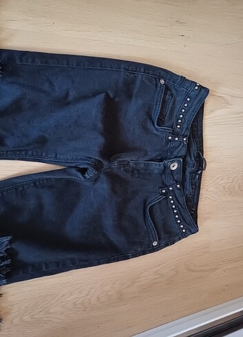 LA Denim Atelıer Kot pantolon lıkralı pacalar puskullu 28 beden 