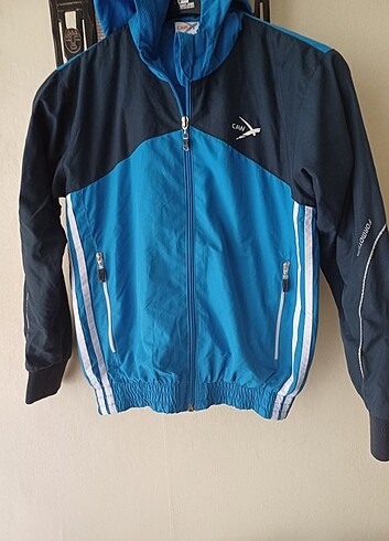 Yagmurluk 10 yas sorunsuz onden fermuarlı ceplı  - Görsel 4