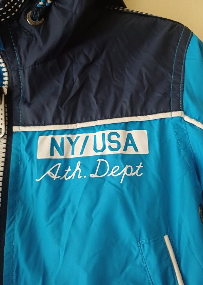 Yagmurluk U. S. A ıcı astarlı onden fermuarlı ceplı - Görsel 2