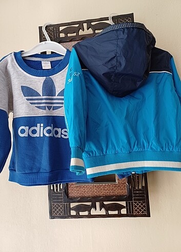 Yagmurluk kapsonlu 2 yas yurtdısı almıstım. Astarlı Adidas tısor - Görsel 2