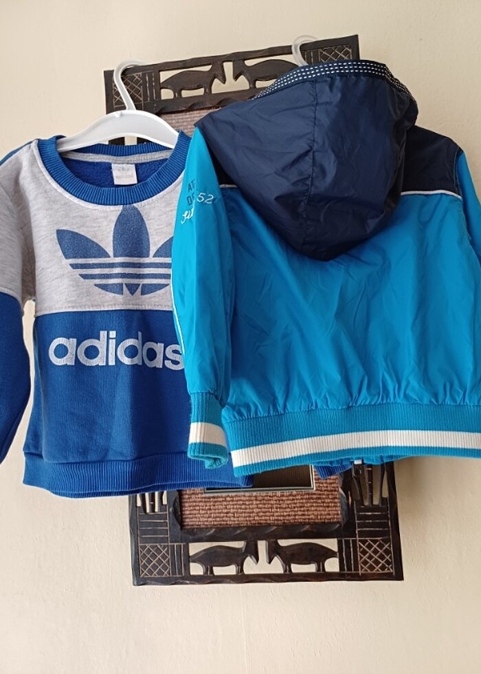 Yagmurluk kapsonlu 2 yas yurtdısı almıstım. Astarlı Adidas tısor - Görsel 2