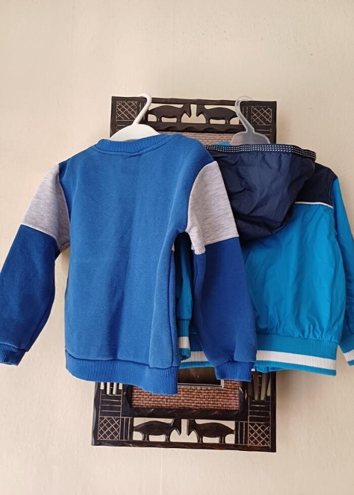 Yagmurluk kapsonlu 2 yas yurtdısı almıstım. Astarlı Adidas tısor - Görsel 5