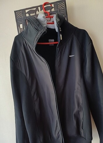 Nike mont kapsonlu gizli fermuarlı ıcı polar 