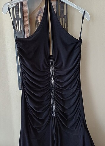 Boyundan askılı onu tamamen taslı etekler volanlı 1_kez gıydım  - Görsel 10