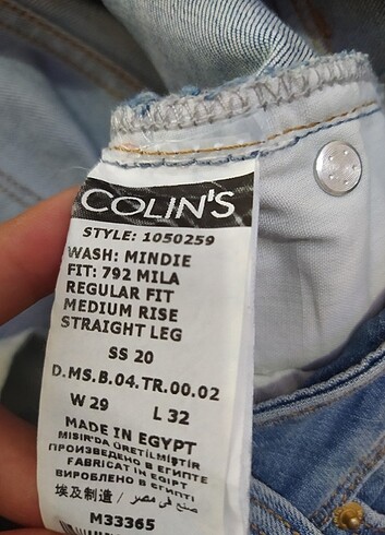 29 Beden Colin's kadın Jean pantolon 