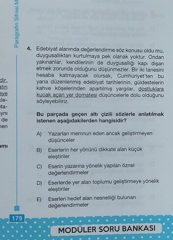  Beden Renk Paragrafın şifresi yayınları yks tyt kpss ales