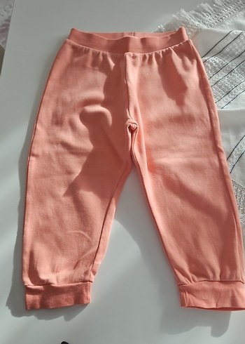 Kız Çocuk Pembe Rahat Kesim Tayt - Görsel 2