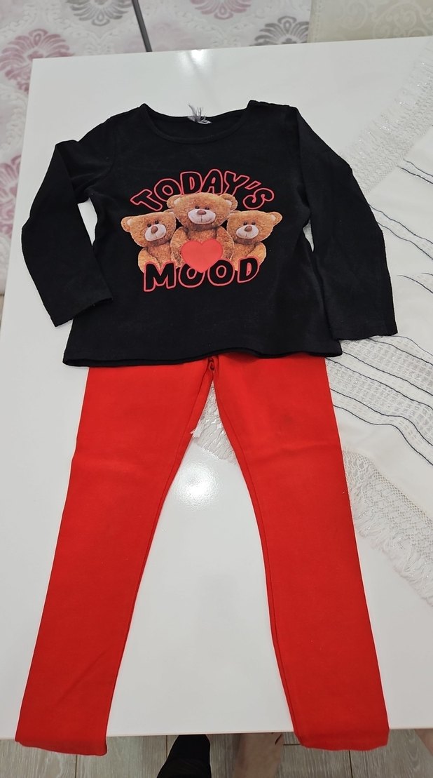 Uzun Kollu Kız Bebek  Takım - Görsel 2