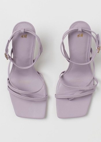 H&M Lila Sandalet