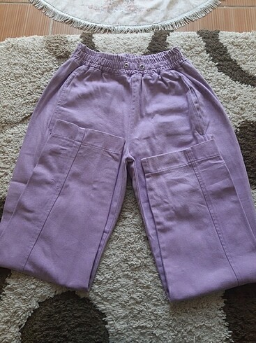 36 Beden mor Renk Pantolon