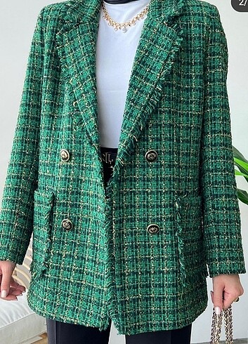 Diğer Yeşil tüvit ceket 