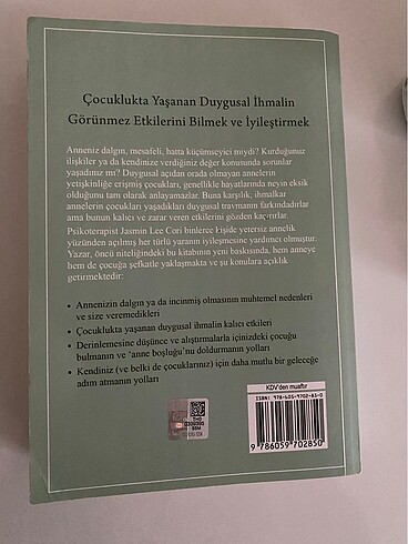  Annenin duygusal yokluğu kitabı